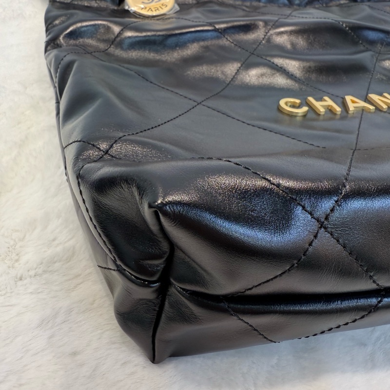 CHANEL香奈兒 22Bag 超大容量做舊金標 「年度包皇」-5
