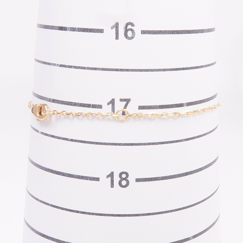 CARTIER 18K玫瑰金Love Bracelet On Chain Paved鑽石手鏈-9