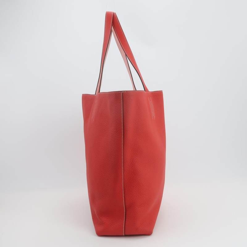 Hermes Double Sens單肩包Swift牛皮TC牛皮3Q櫻花粉A5杜鵑紅框R刻-2