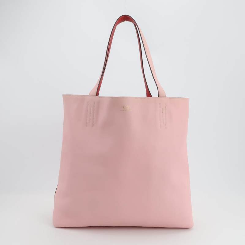 Hermes Double Sens單肩包Swift牛皮TC牛皮3Q櫻花粉A5杜鵑紅框R刻-8