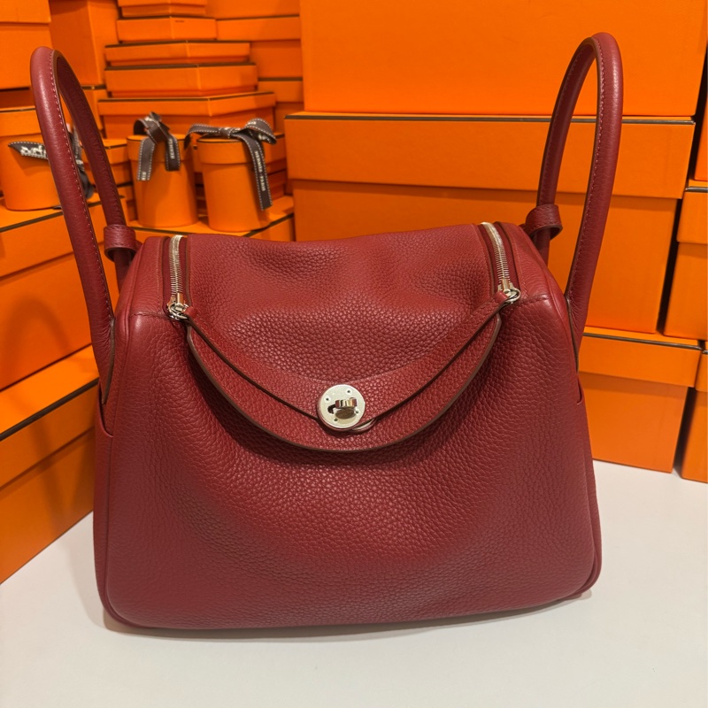 Hermes Lindy30 國旗紅 框R刻 🧲 近全新閒置-0