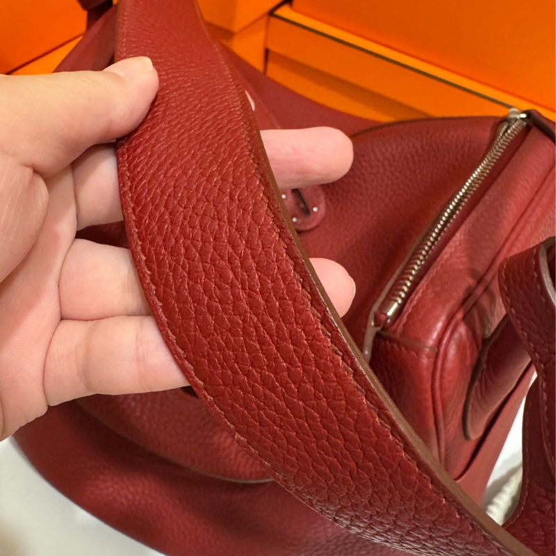 Hermes Lindy30 國旗紅 框R刻 🧲 近全新閒置-6