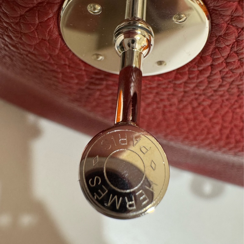 Hermes Lindy30 國旗紅 框R刻 🧲 近全新閒置-8