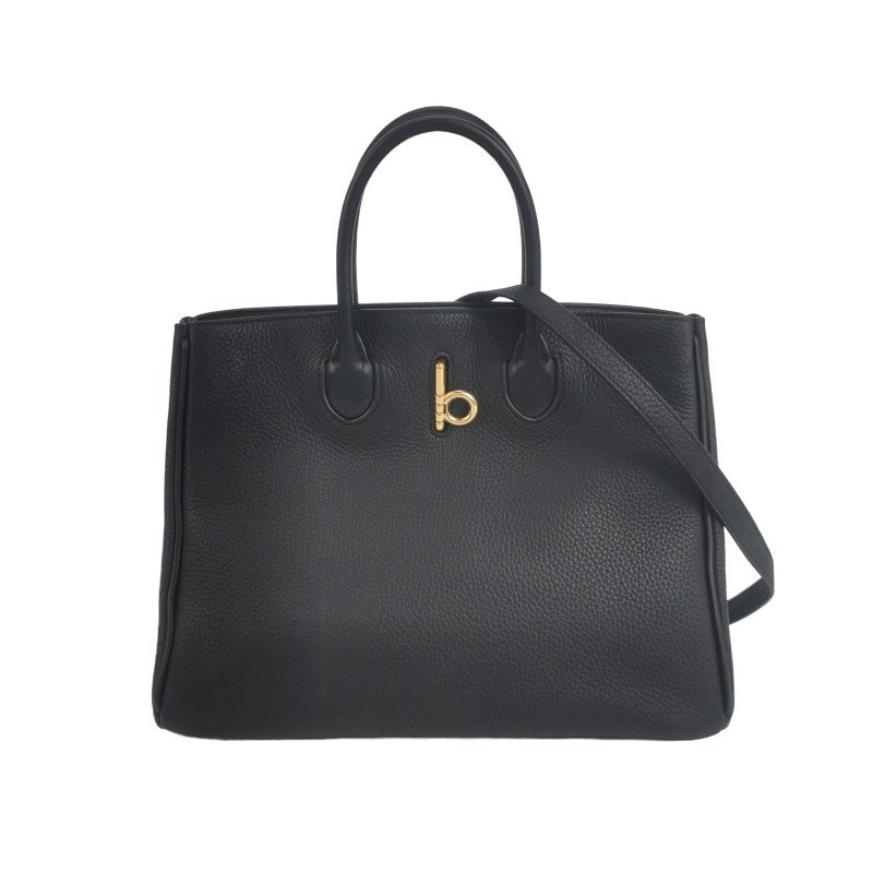 Burberry Rocking Horse小号牛皮纯色斜挎包单肩包-0