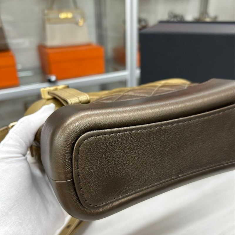 【98🆕】Chanel 古銅金漸變小號流浪包 山羊皮 小號 單肩斜挎包-5