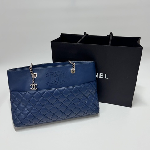 【超級新🆕】 Chanel 經典小羊皮 菱格紋托特包 專櫃26.3萬