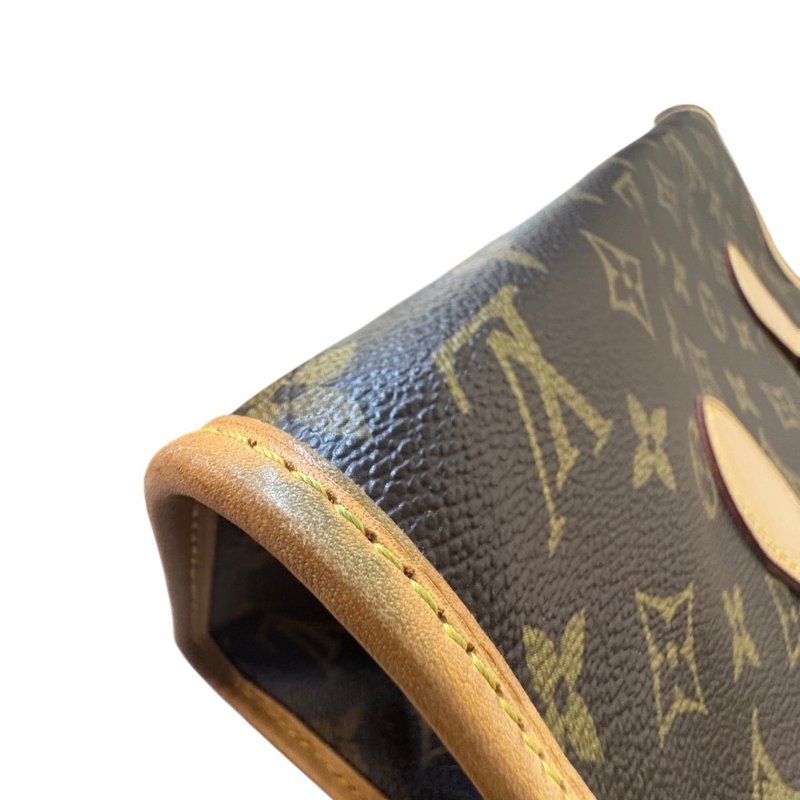 【美收精品】LV茶色老花三角手提包 4-796-9