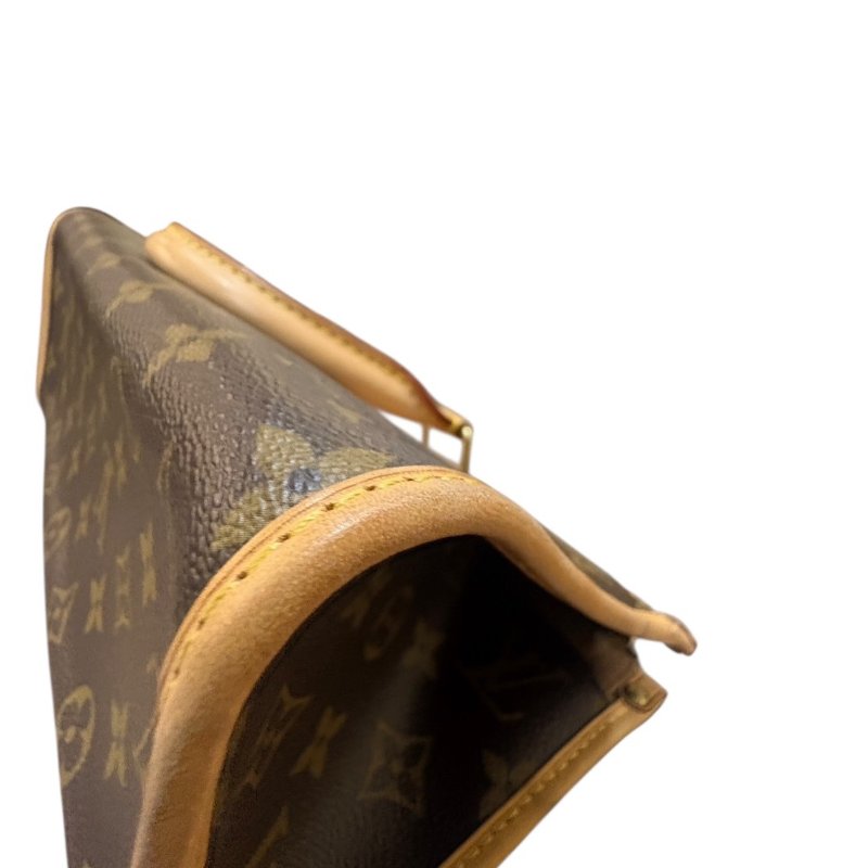 【美收精品】LV茶色老花三角手提包 4-796-10