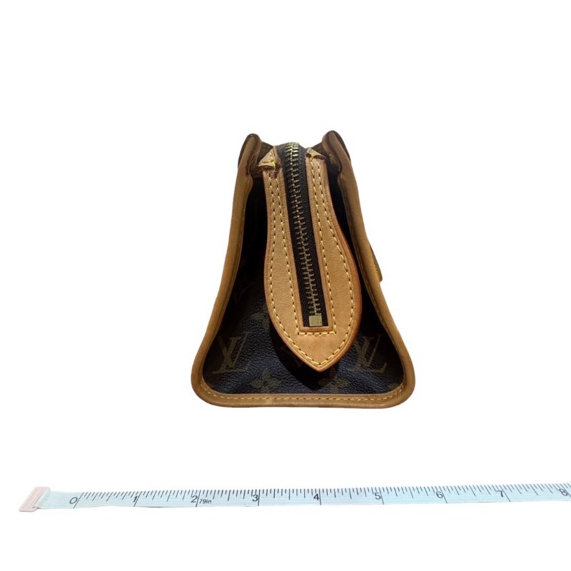 【美收精品】LV茶色老花三角手提包 4-796-20