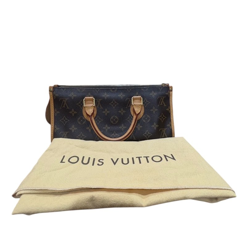 【美收精品】LV茶色老花三角手提包 4-796-22