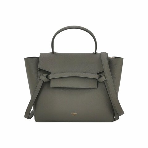 Celine Belt魚包Micro牛皮純色紐結飾帶斜挎包