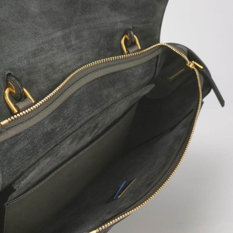 Celine Belt魚包Micro牛皮純色紐結飾帶斜挎包-6