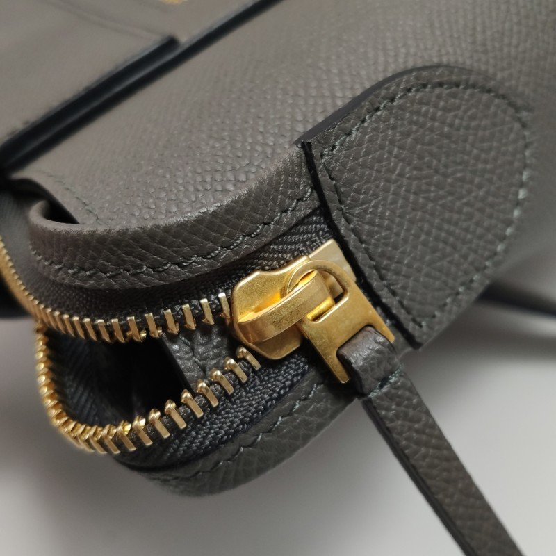 Celine Belt魚包Micro牛皮純色紐結飾帶斜挎包-11