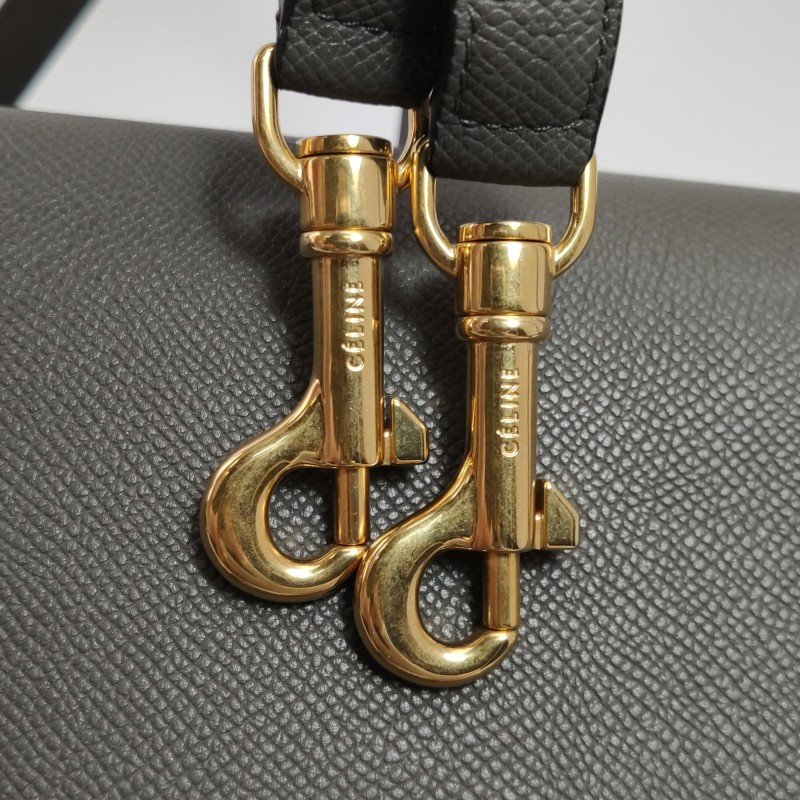 Celine Belt魚包Micro牛皮純色紐結飾帶斜挎包-12