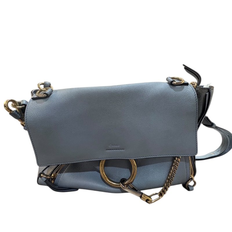 【美收精品】CHLOE天藍色肩背包 4-750-0