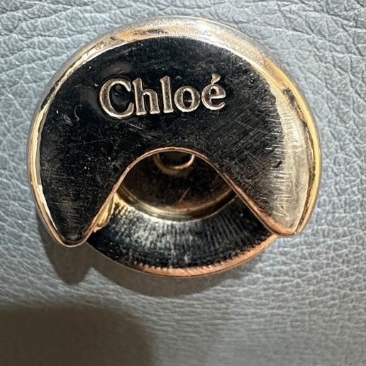 【美收精品】CHLOE天藍色肩背包 4-750-12