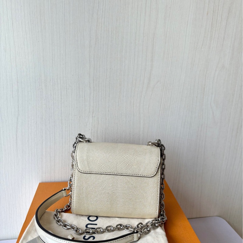 【98新】 LV 淺金色🦎真蜥蜴皮mini Twist 斜挎包-2