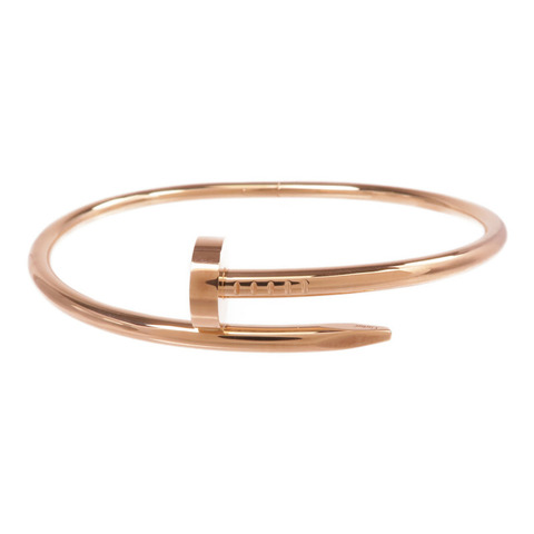 CARTIER 18K玫瑰金Juste Un Clou手鐲金Cartier#19