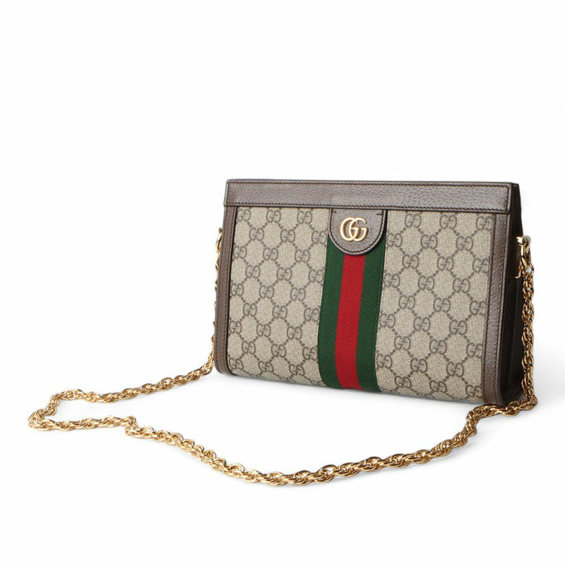 【包稅】GUCCI 503877 GG Supreme Ophidia 鏈條單肩包（收據）-1