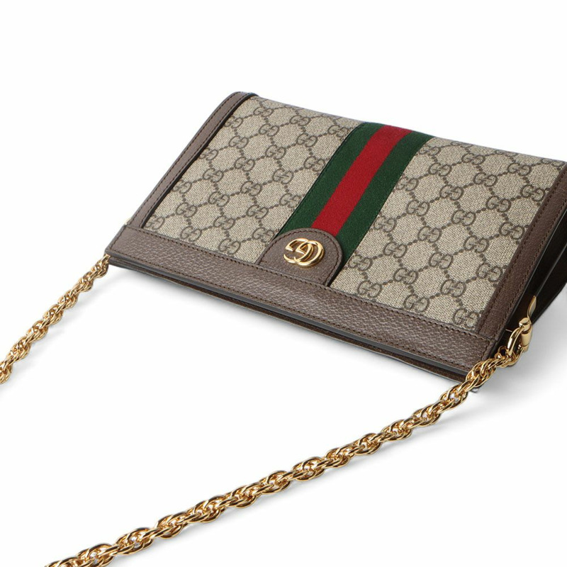 【包稅】GUCCI 503877 GG Supreme Ophidia 鏈條單肩包（收據）-3