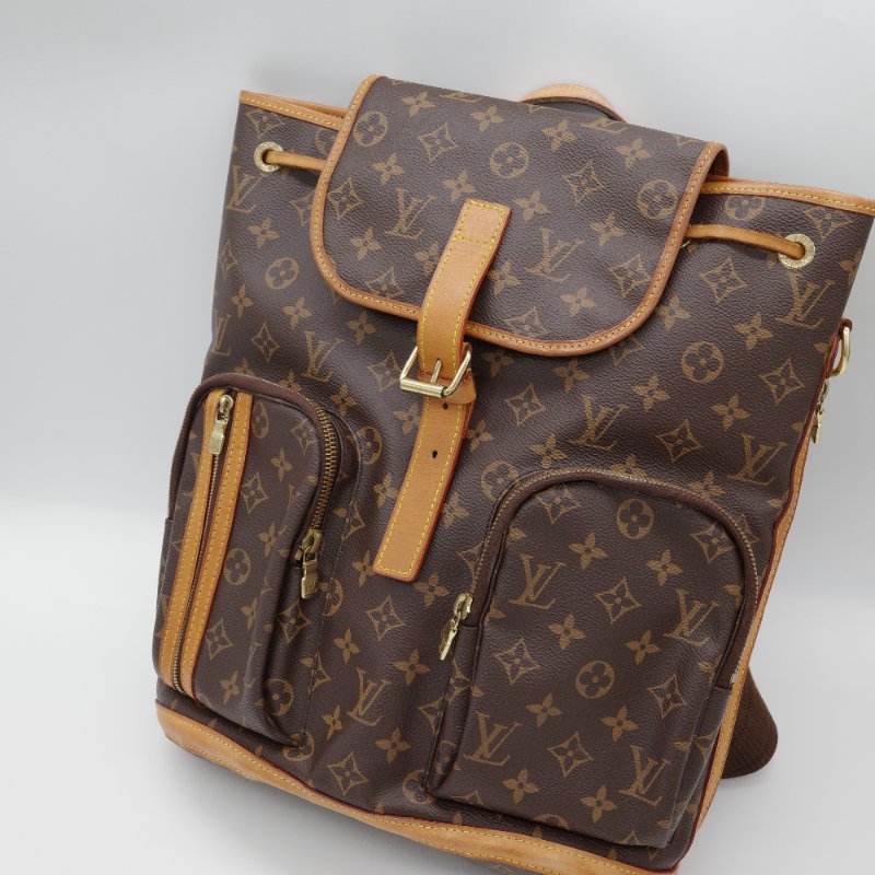 Louis Vuitton 路易威登 Bosphore 棕色花紋 書包 雙肩包-2