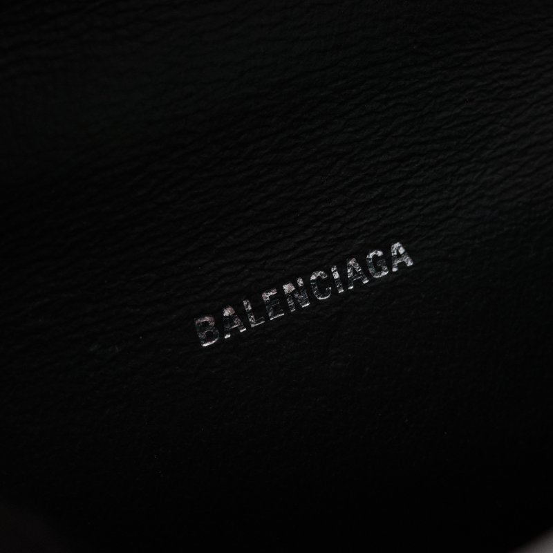 Balenciaga 巴黎世家 Hourglass XS 小號 銀色牛皮 手提包 斜挎包 單肩包-13