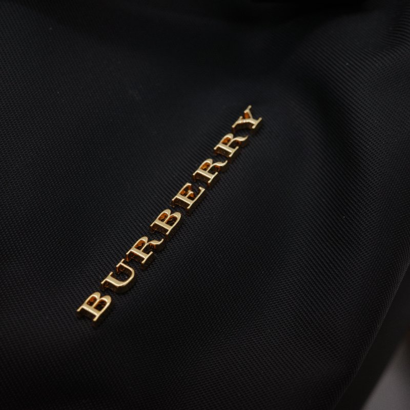 Burberry 博柏利 The Rucksack 黑色 尼龍拼接 皮革 小號 書包 雙肩包 後背包-6