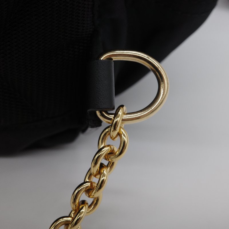 Burberry 博柏利 The Rucksack 黑色 尼龍拼接 皮革 小號 書包 雙肩包 後背包-11