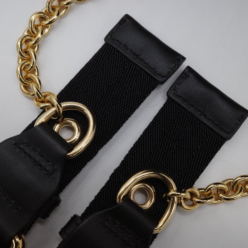 Burberry 博柏利 The Rucksack 黑色 尼龍拼接 皮革 小號 書包 雙肩包 後背包-12