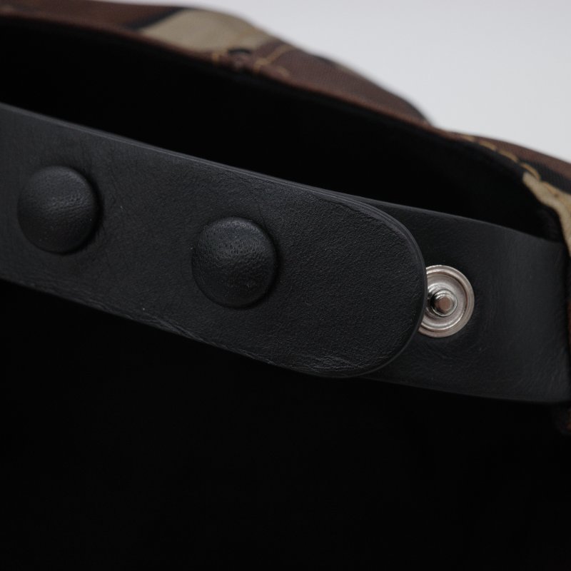 Burberry 博柏利 TB 滿版字母 棕色花紋 尼龍 棒球帽 帽子-6