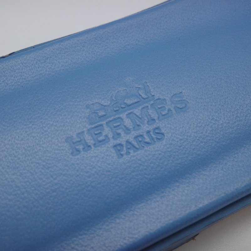 Hermès 愛馬仕 H 拖鞋 Oran涼鞋 水藍色 寶寶藍  牛皮 平底涼鞋 平底拖鞋-8