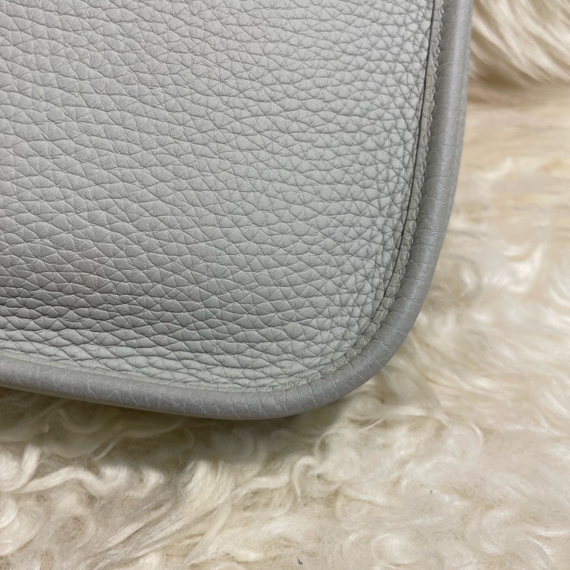 Hermès Mini Evelyne 水晶灰金扣除-5