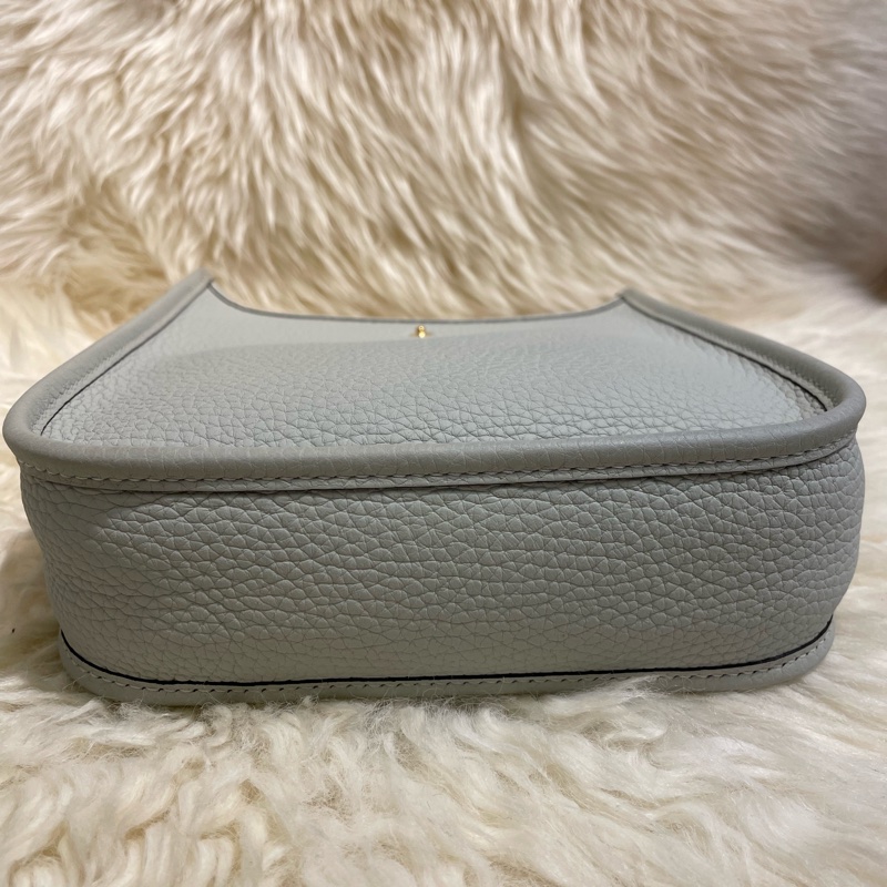 Hermès Mini Evelyne 水晶灰金扣除-6