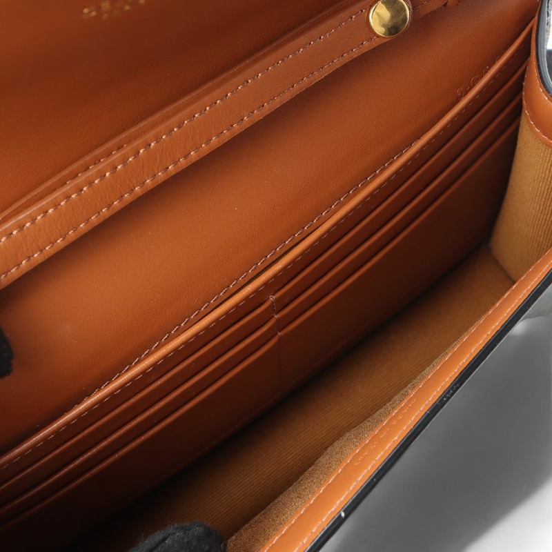 【包稅】CELINE Mailon Triomphe WOC 鏈條斜背包 32049-6