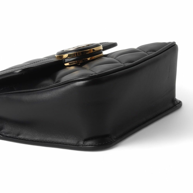 【包稅】GUCCI 互扣裝飾迷你肩背包 741457-4