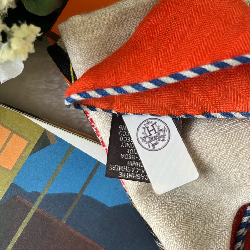 Les Voitures 旅行馬車造型三角巾(橘色/自然色/黃色)-4