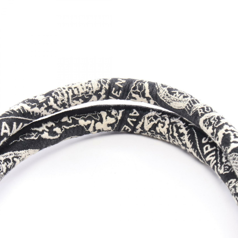 Dior BOOK TOTE 中型手提包 M1296ZOMP 帆布黑白二手女士logo-4