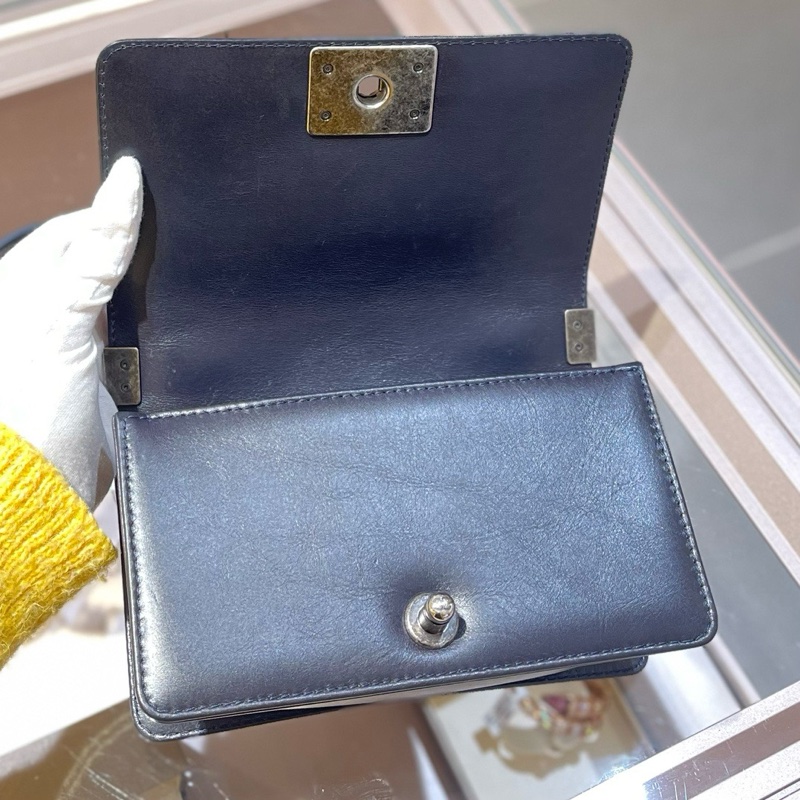 Chanel香奈儿手柄leboy 宫廷款手提包单肩包-5