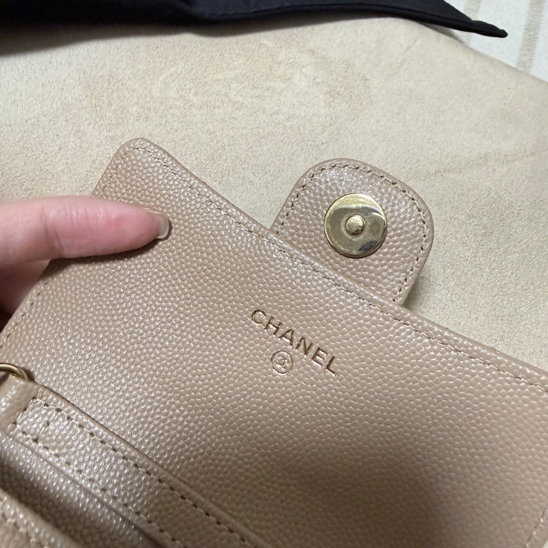 chanel奶茶小廢包-12