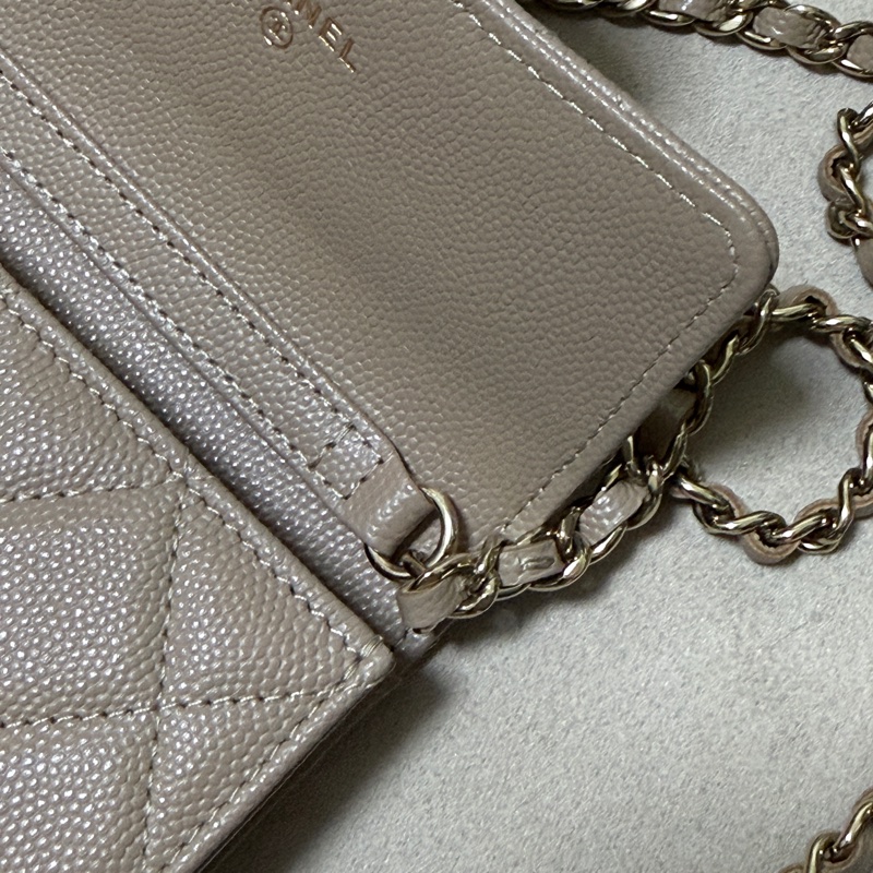 chanel奶茶小廢包-14