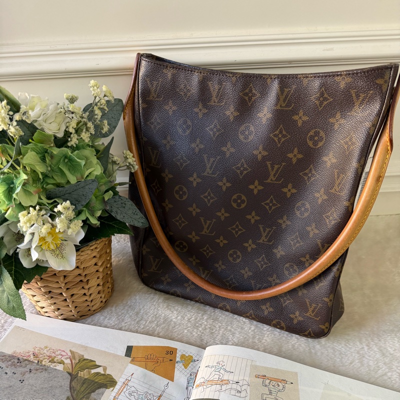 Monogram Looping 肩背/手提托特包-0