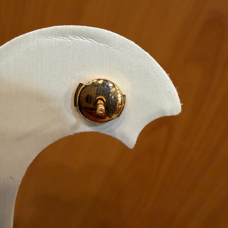 Hermes 750玫瑰金Farandole TPM豬鼻耳環-5