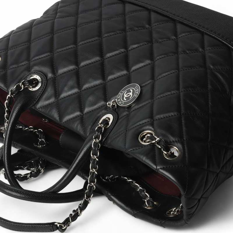 【包稅】CHANEL 羊皮絎縫魚子醬零錢包/32119--3