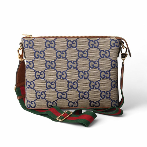 GUCCI Jumbo GG 肩帶斜背包 699130-1