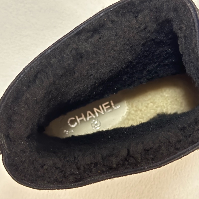 CHANEL 羊毛內𥚃 Short boots-3