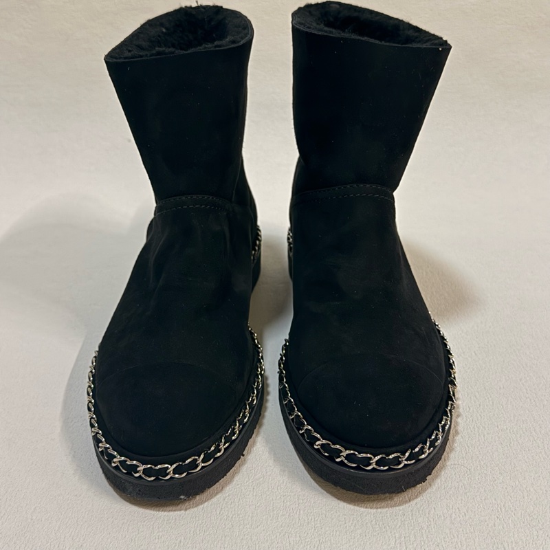 CHANEL 羊毛內𥚃 Short boots-5