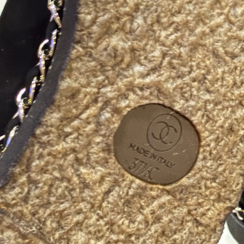 CHANEL 羊毛內𥚃 Short boots-9