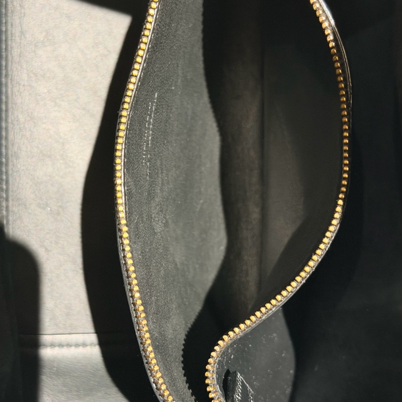 SAINT LAURENT聖羅蘭LE 5 À 7 滑面皮革柔軟大型手提 / 肩背包-6