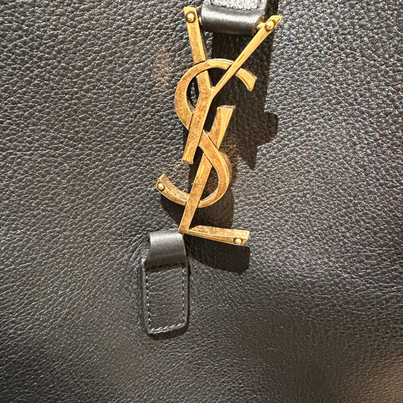 SAINT LAURENT聖羅蘭LE 5 À 7 滑面皮革柔軟大型手提 / 肩背包-7