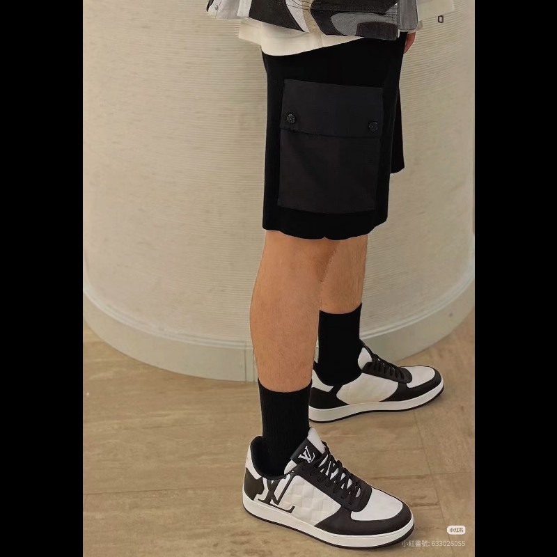 莉亞精品♡LV 白棋盤運動鞋 尺碼7.5 九新美鞋-2